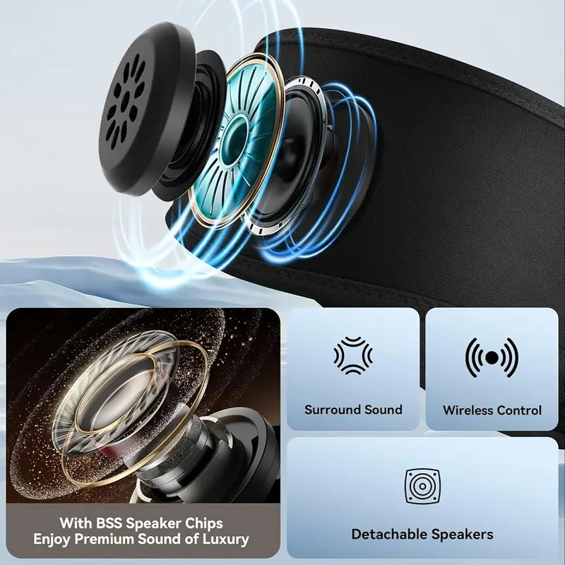 Wireless Sleep Headphones - Headband - Cat Shop Boys