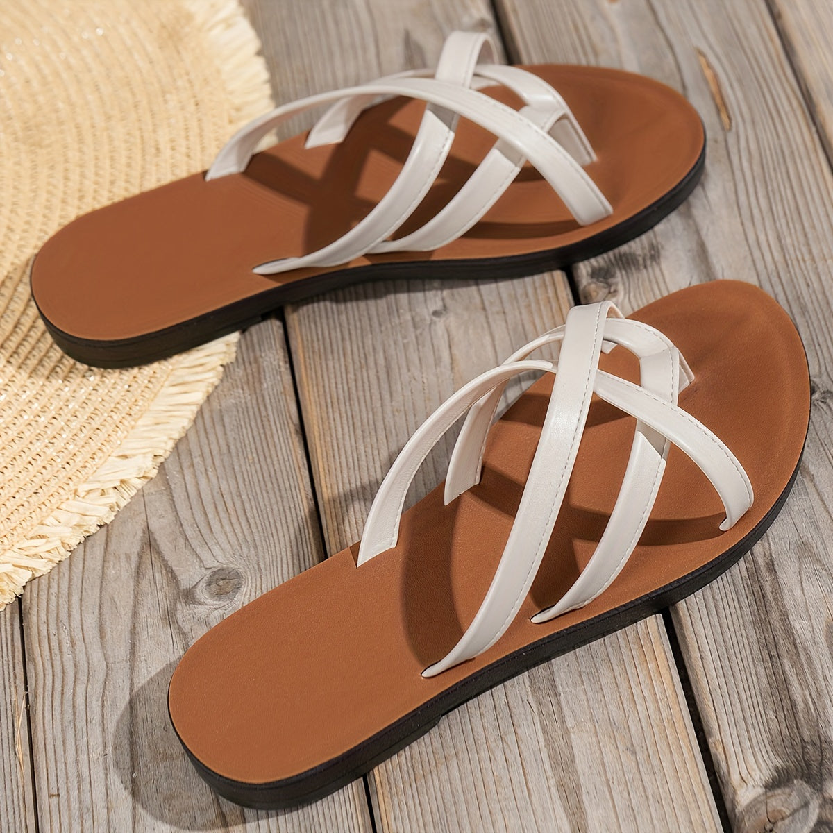 Breezy Summer Style: Womens Solid Color Flip Flops - Cat Shop Boys