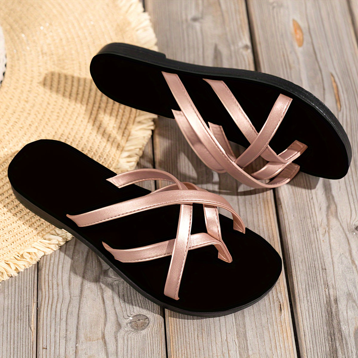 Breezy Summer Style: Womens Solid Color Flip Flops - Cat Shop Boys