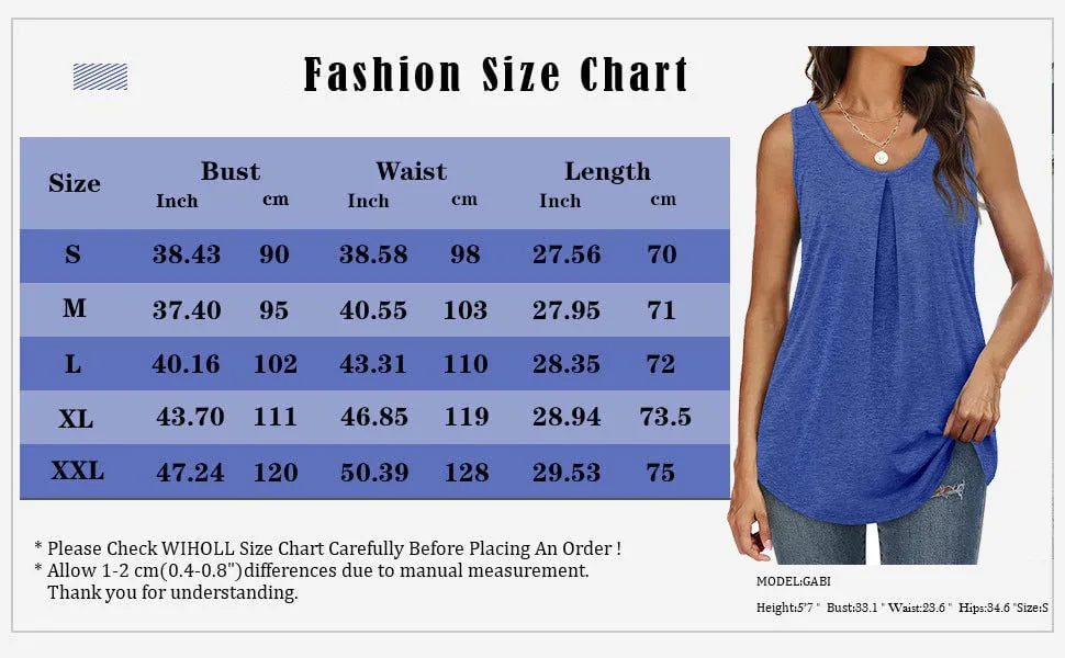 Summer V Neck Sleeveless Long Pleated Loose Vests Casual Women Solid Color T-shirt Tops YDFS-YD8817 - Cat Shop Boys