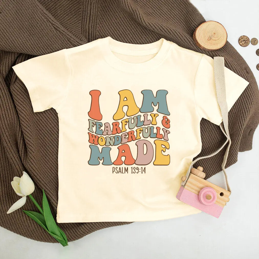 Jesus Loves Me Print Kids Shirt Retro Summer T-shirt Tops for Children Boys Girls Short Sleeve Tshirt Funny Toddler Clothes Tee - Cat Shop Boys