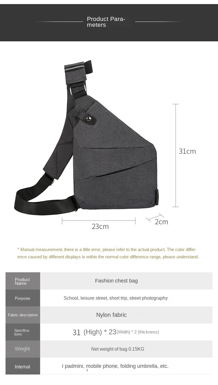 Anti-theft Crossbody Chest Bag - Cat Shop Boys