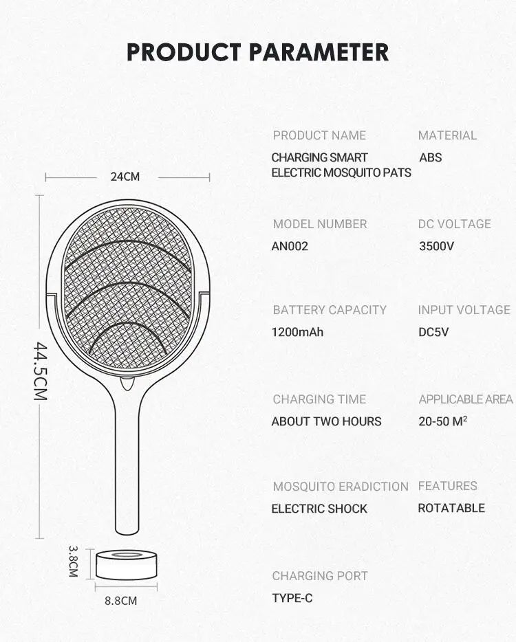 Electric Mosquito Swatter - Cat Shop Boys