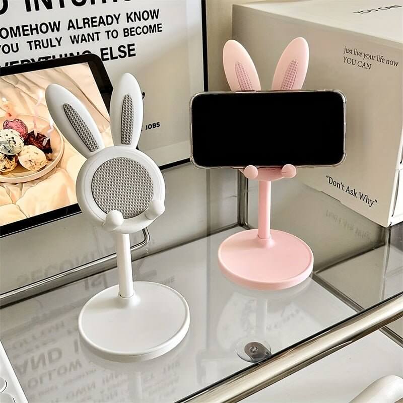 Cat Shop Boys - Cute Rabbit Phone Holder - Adjustable, Stylish & Universal Fit!