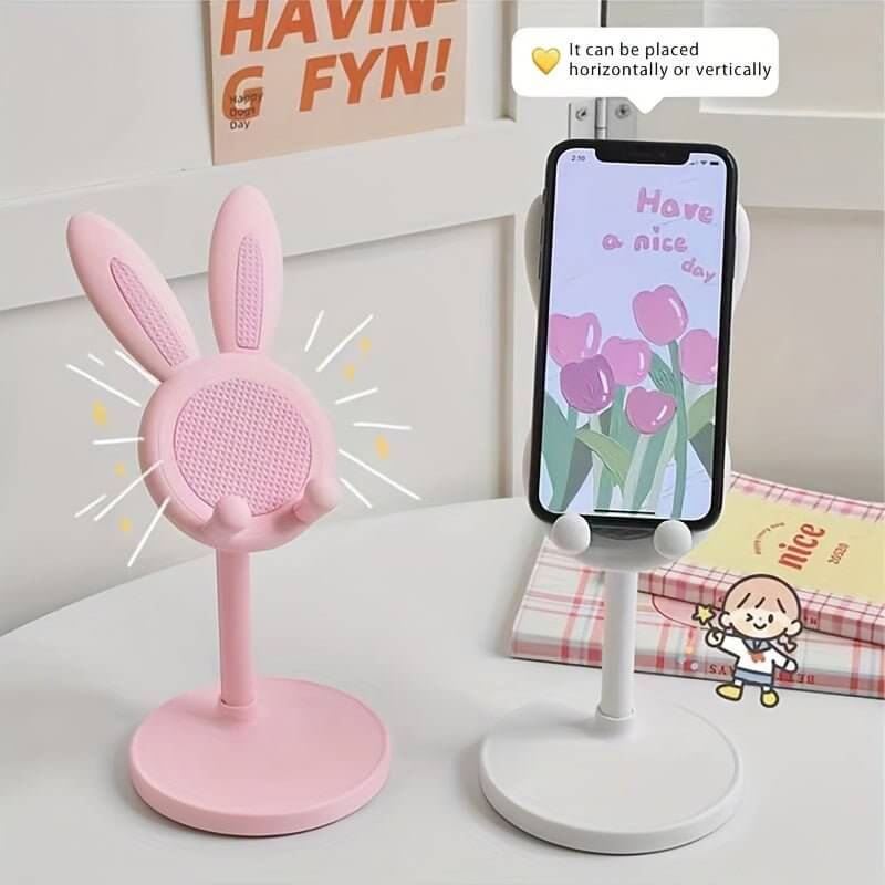 Cat Shop Boys - Cute Rabbit Phone Holder - Adjustable, Stylish & Universal Fit!
