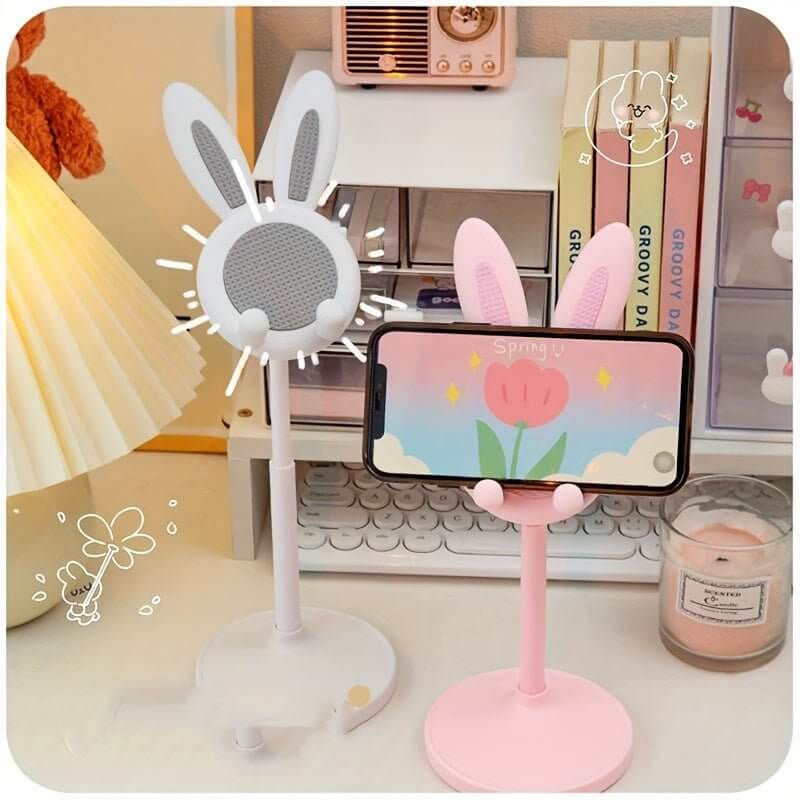 Cat Shop Boys - Cute Rabbit Phone Holder - Adjustable, Stylish & Universal Fit!